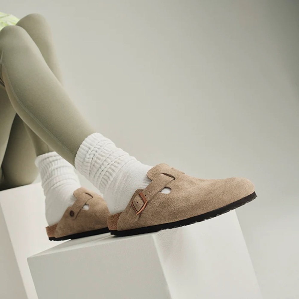 Birkenstock Boston | Taupe | Size 36 - Narrow